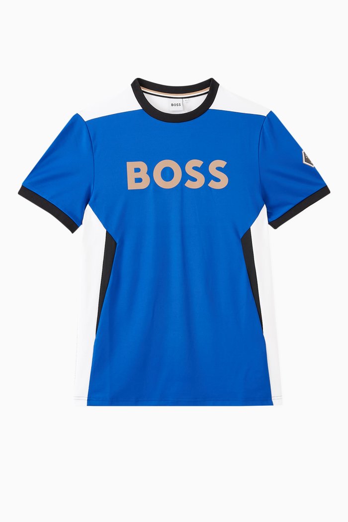 

Logo T-shirt in Jersey, Blue