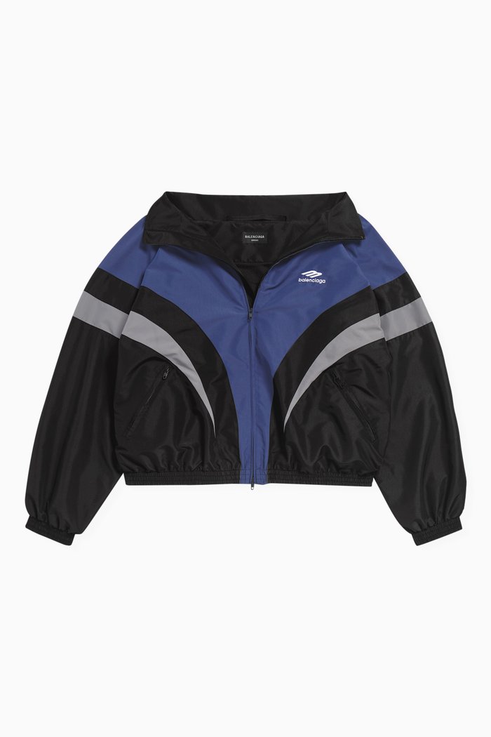 

Unisex 3B Sports Icon Jacket in Technical Fabric, Black
