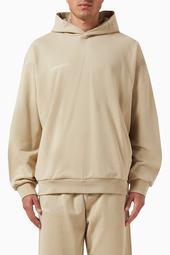 

365 Graphic Hoodie in Cotton, Neutral