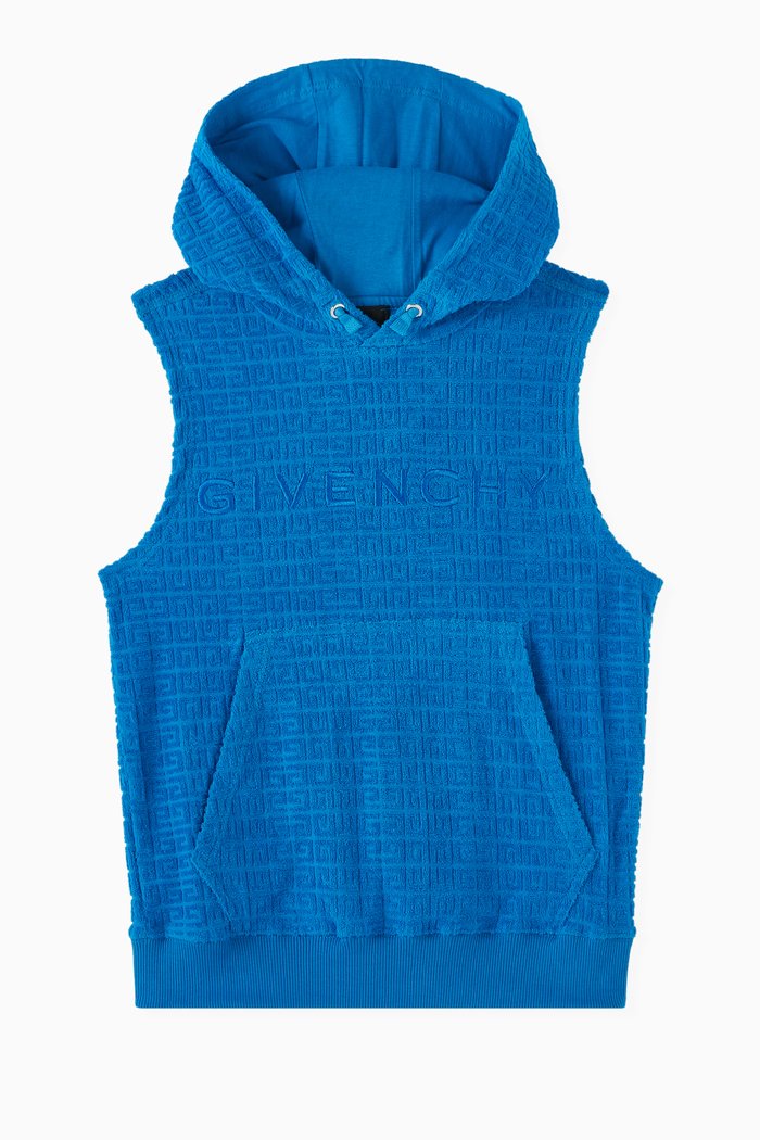 

4G Monogram Hoodie in Cotton, Blue
