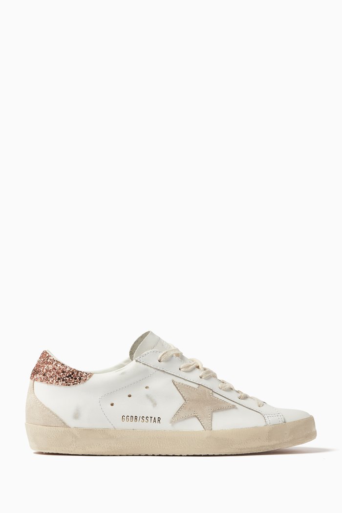 

Superstar Low-top Sneakers in Leather, White