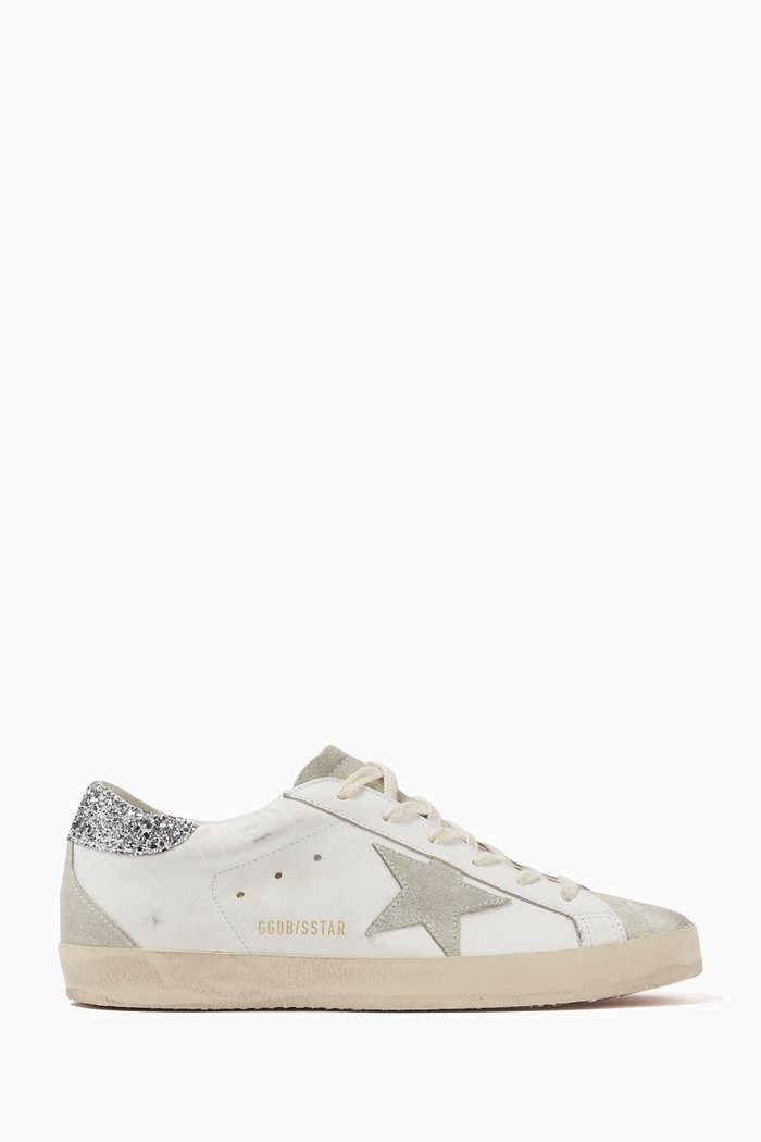 

Superstar Low-top Sneakers in Leather, White