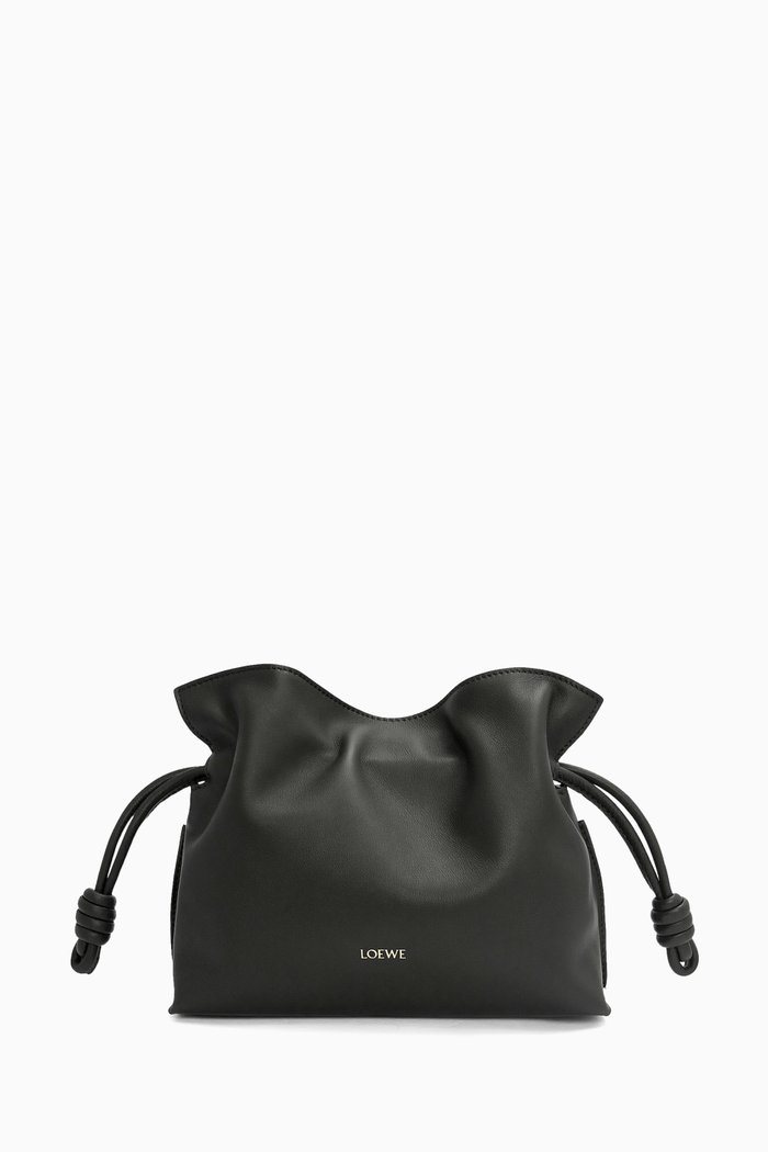 

Mini Flamenco Clutch in Calfskin, Black