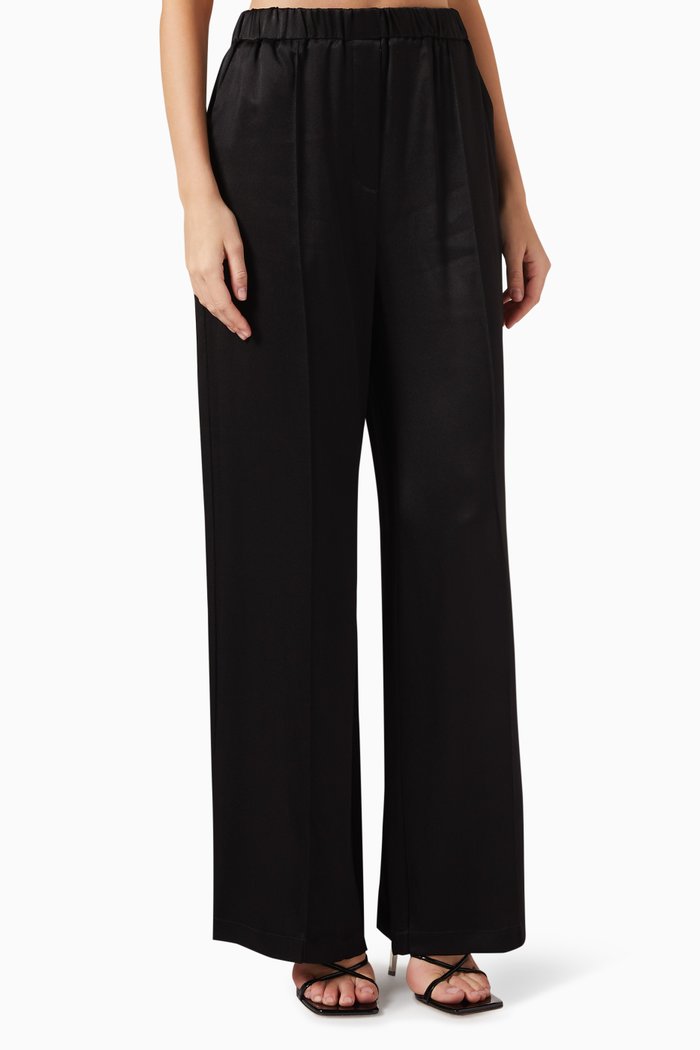 

Pyjama Pants in Silk, Black