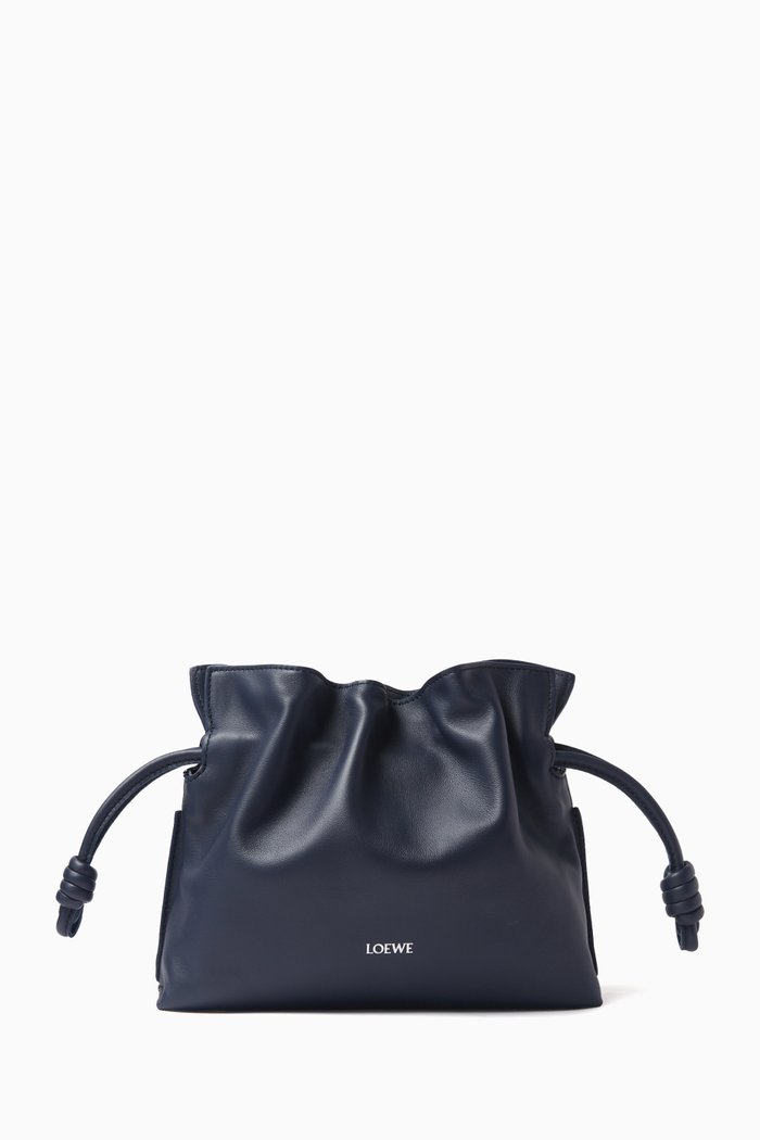 

Mini Flamenco Clutch in Calfskin, Blue