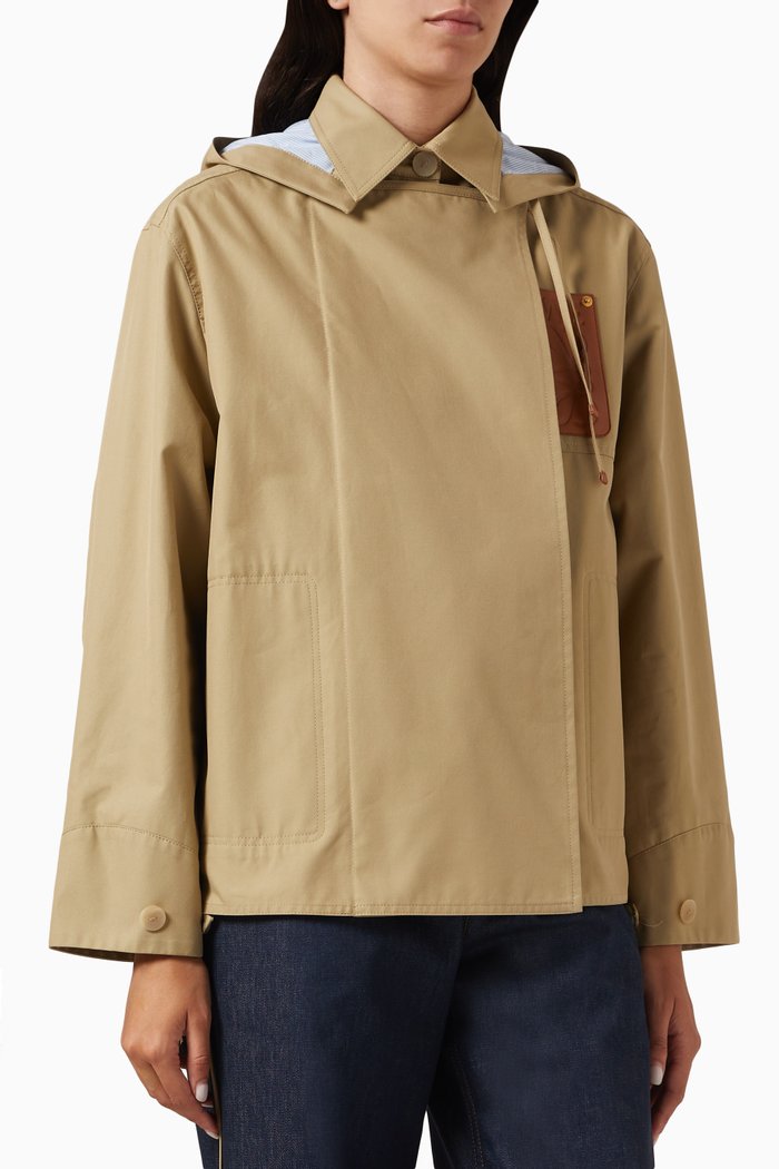 

Hooded Parka in Cotton, Neutral