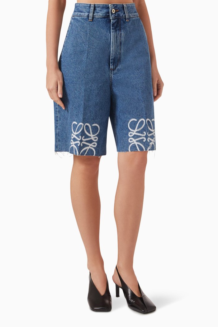

Anagram Shorts in Denim, Blue