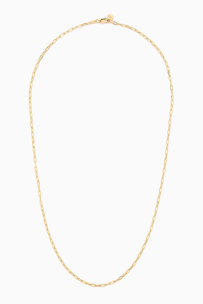 

Bold Hoops Chain in 18kt Yellow Gold