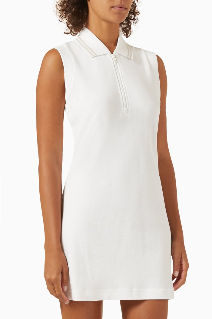

Pasadena Palma Mini Dress in Organic Cotton, White