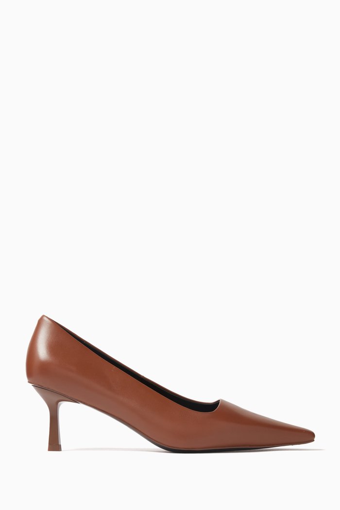 

x GI Classic 60 Pumps in Leather, Brown