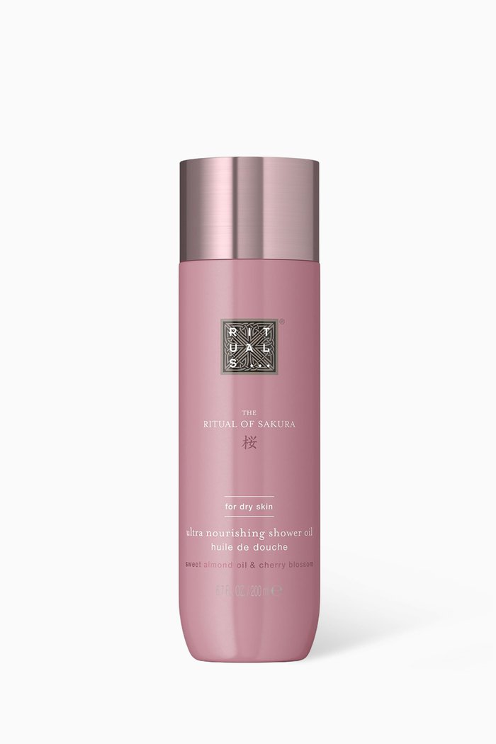 

The Ritual of Sakura Cherry Blossom & Rice Milk Shower Oil, 200ml, Colourless