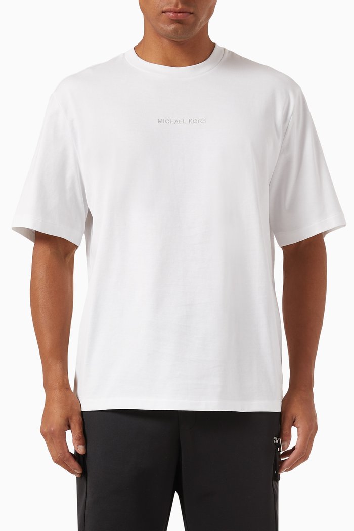 

Victory Logo T-shirt in Cotton, White