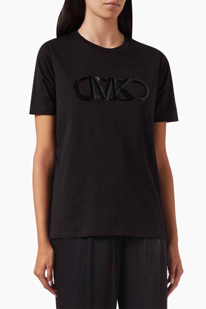 

Empire Logo T-shirt in Organic Cotton Jersey, Black