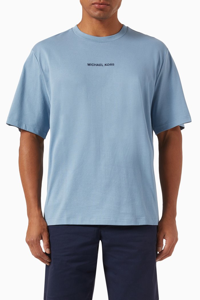 

Victory Logo T-shirt in Cotton, Blue