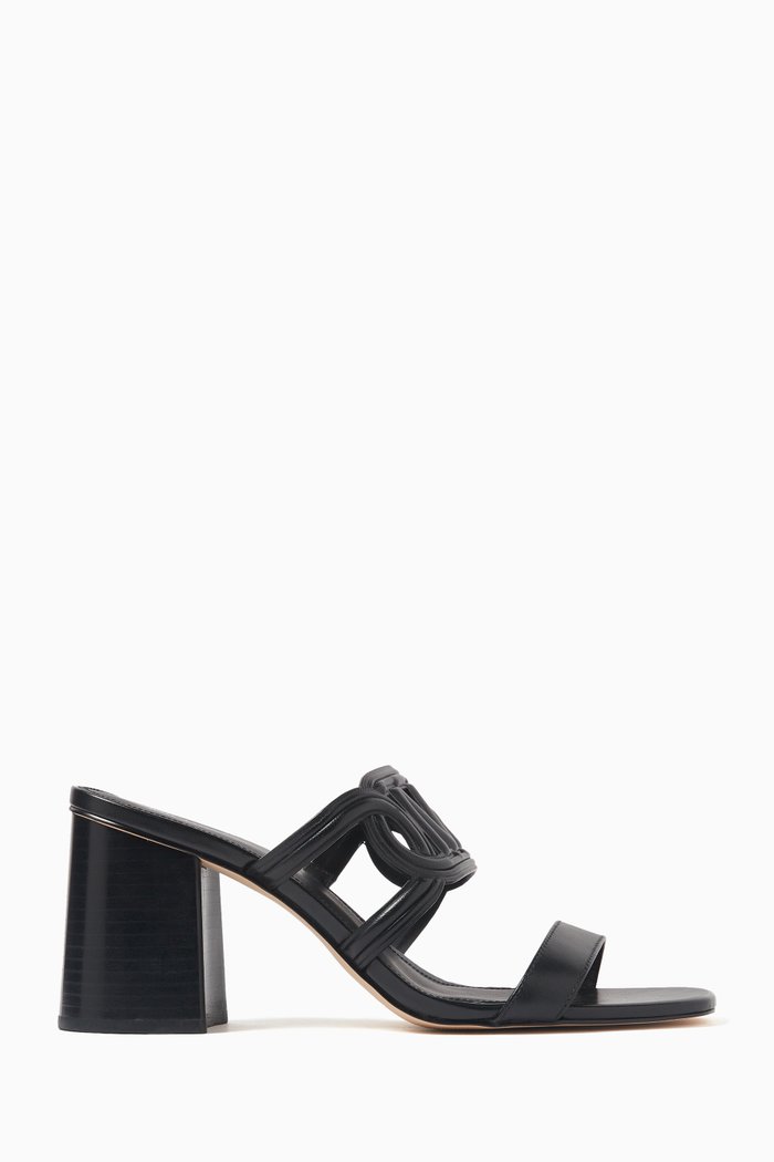 

Alma 80 Sandals in Leather, Black