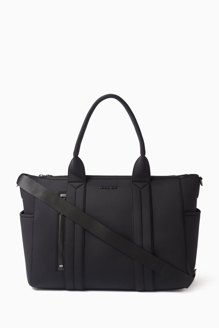 

Brooklyn Travel Tote Bag in Scuba, Black
