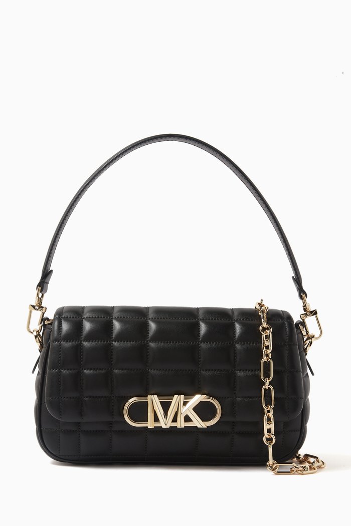 

Medium Parker Convertible Pouchette Shoulder Bag, Black