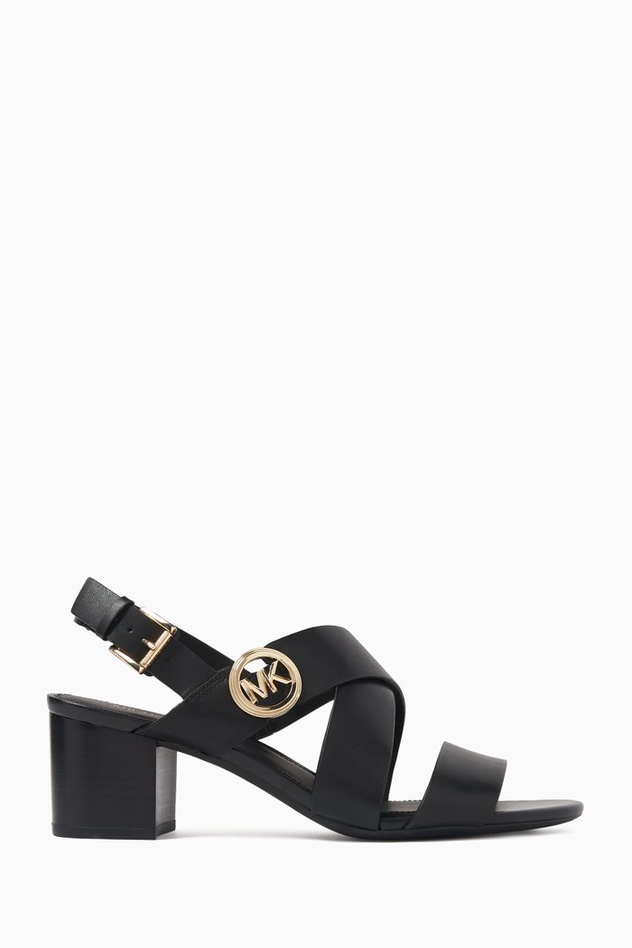 

Vera 63 Sandals in Leather, Black