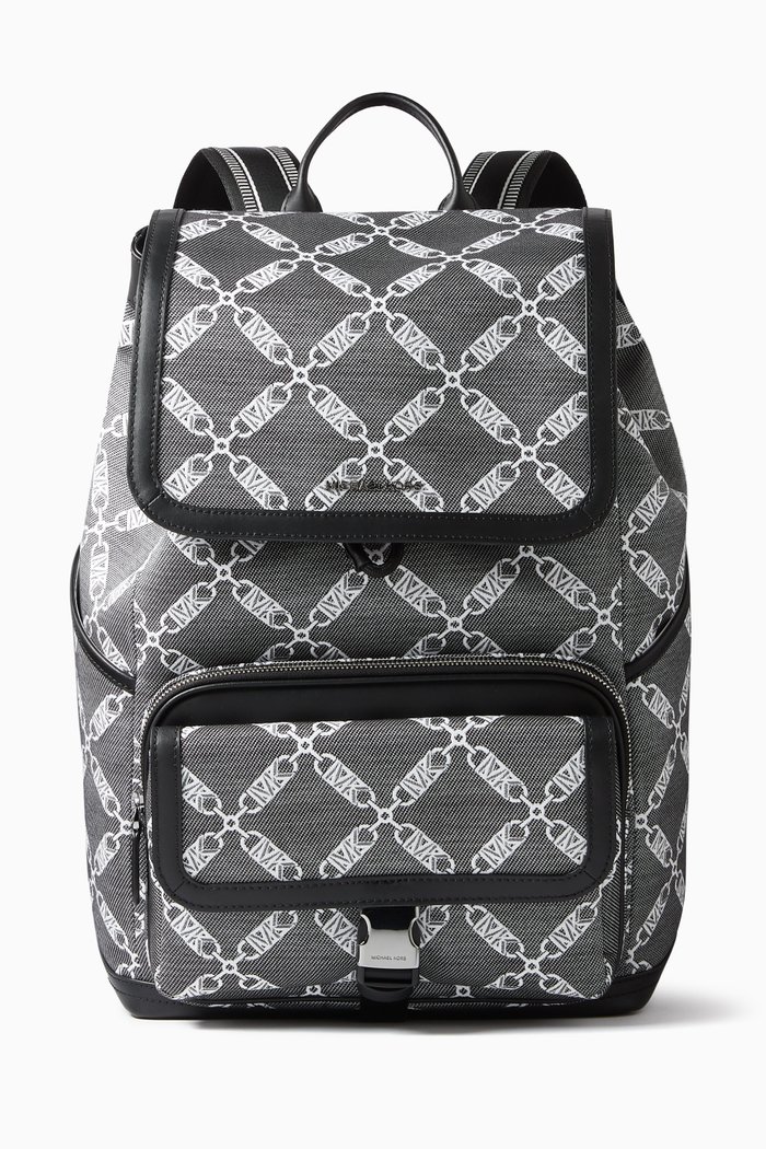 

Hudson Empire Logo Backpack in Jacquard, Black