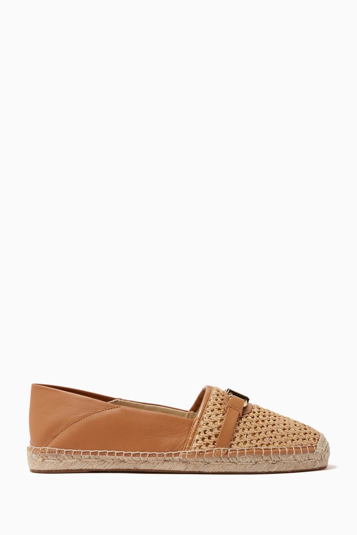 

Ember Espadrilles in Leather, Brown