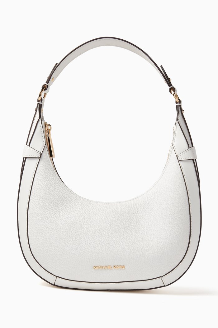 

Preston Shoulder Bag in Leather, White
