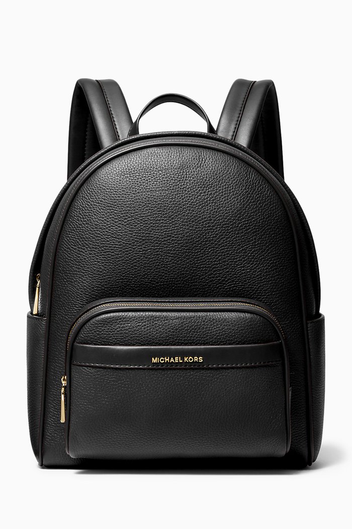 

Medium Bex Backpack in Pebbled Leather, Black