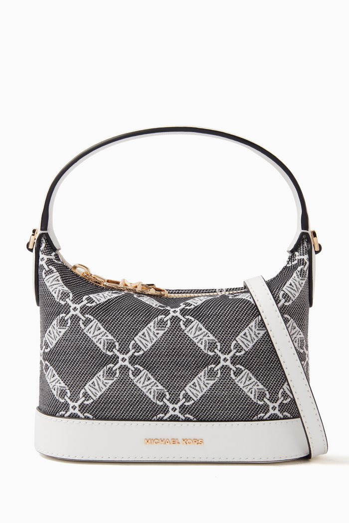

Small Wythe Empire Logo Crossbody Bag in Canvas, Black