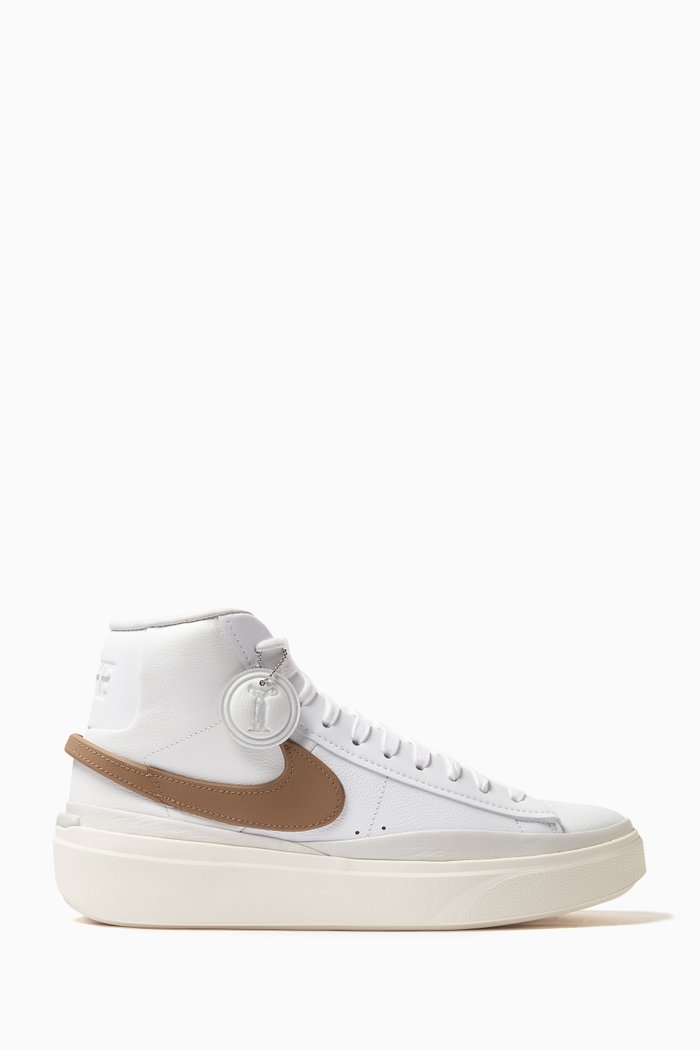 

Blazer Phantom Mid Sneakers in Leather, Multicolour