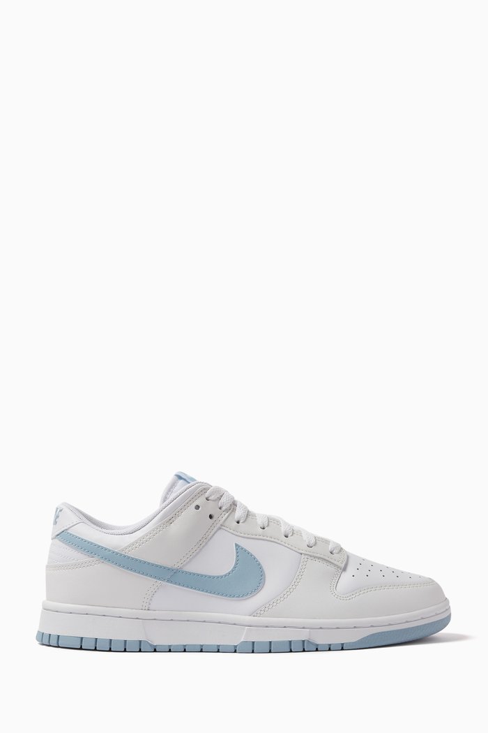 

Dunk Low Retro Sneakers in Leather, White