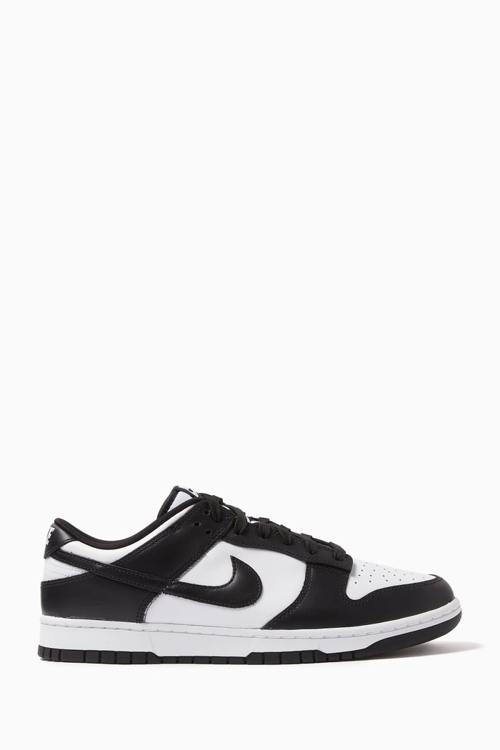 

Dunk Low Retro Sneakers in Leather, White