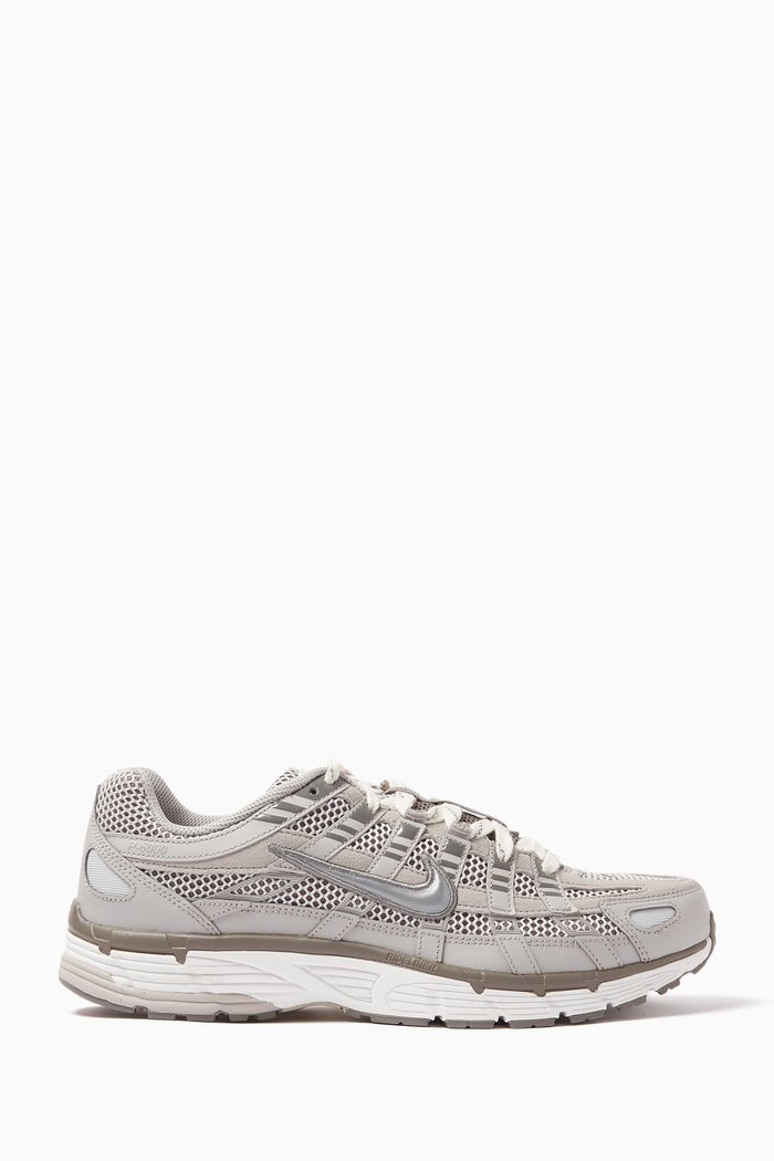 

P-6000 Sneakers in Mesh, Grey