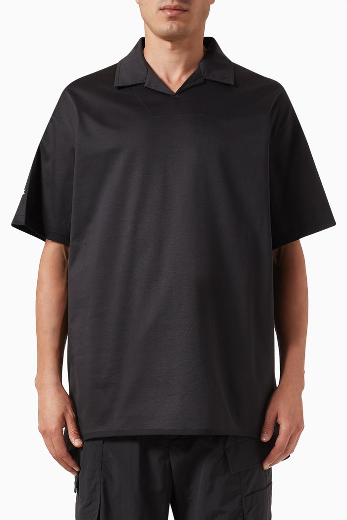

Real Madrid Travel Polo Shirt, Black