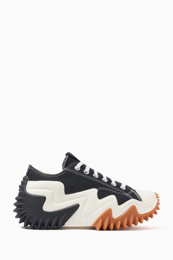 

Run Star Motion Low-top Sneakers in Canvas, Black