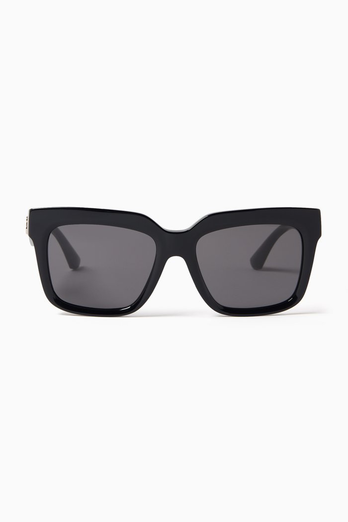 

Square Sunglasses in Acetate, Black