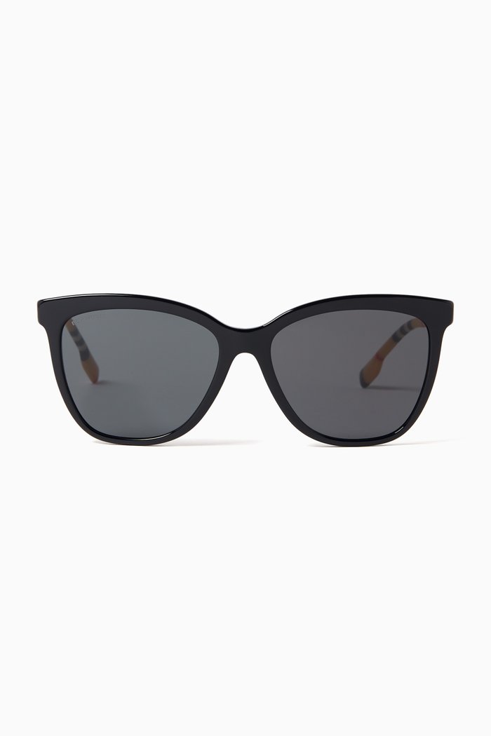 

Cat-Eye Sunglasses, Black