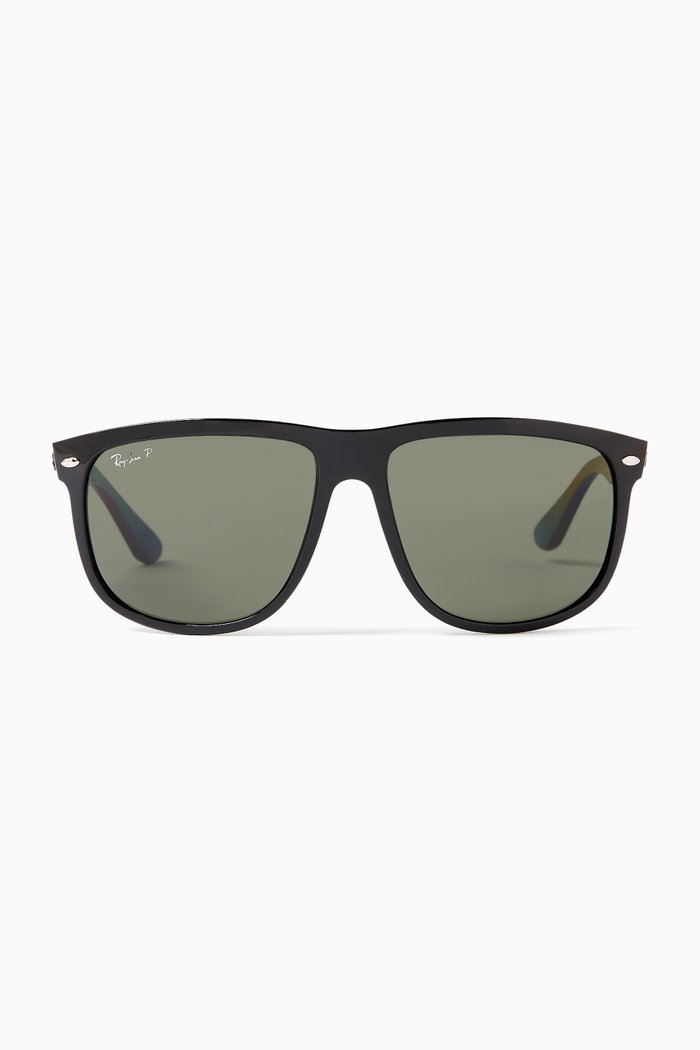

Boyfriend Two Sunglasses in Acetate, Black