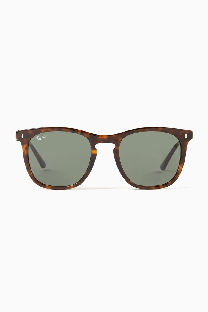 

Round Havana Sunglasses, Brown