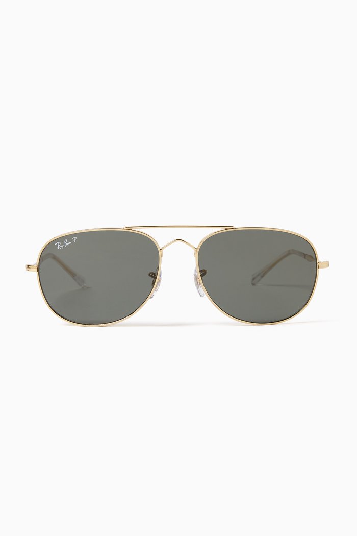 

Bain Bridge Gradient Sunglasses in Metal, Brown