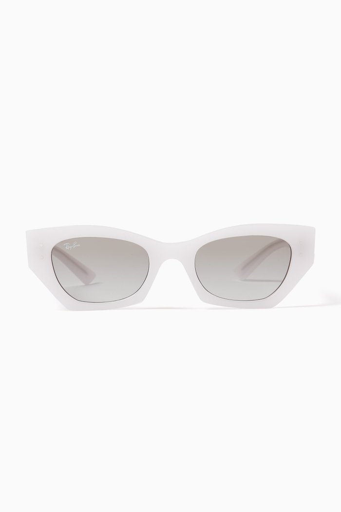 

Zena Bio-based Sunglasses in Acetate, White