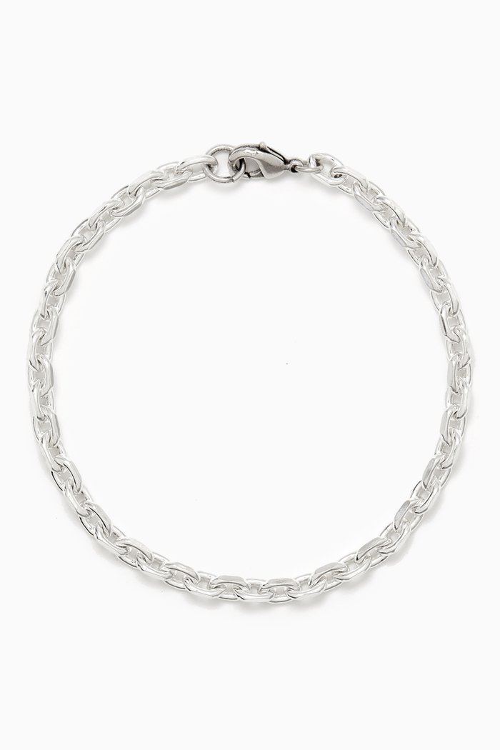

Shank Bracelet in Silver-plated Metal