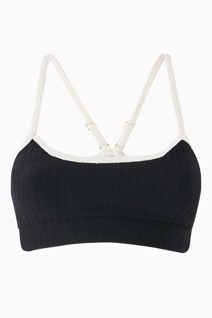 

Simple Sport Top in Terrycloth, Black