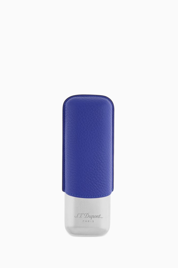 

Dual Cigar Case in, Blue