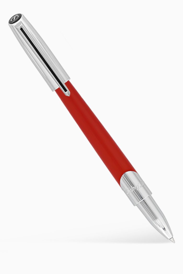 

Défi Millenium Rollerball Pen in Brass, Red