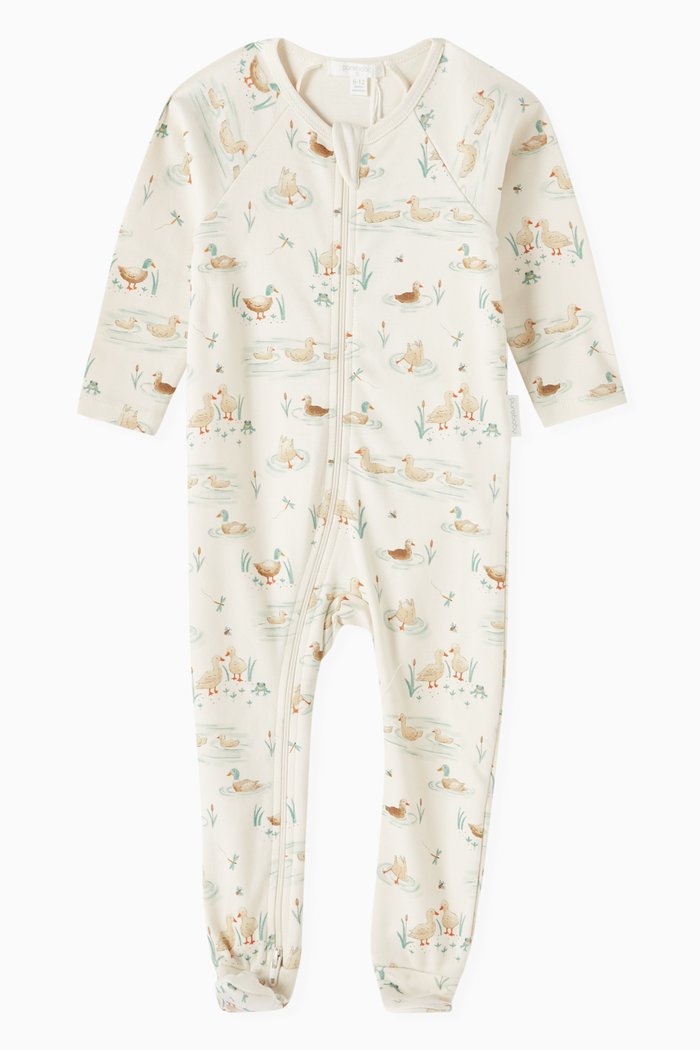 

Ducky Pyjama in Organic Cotton, Multicolour