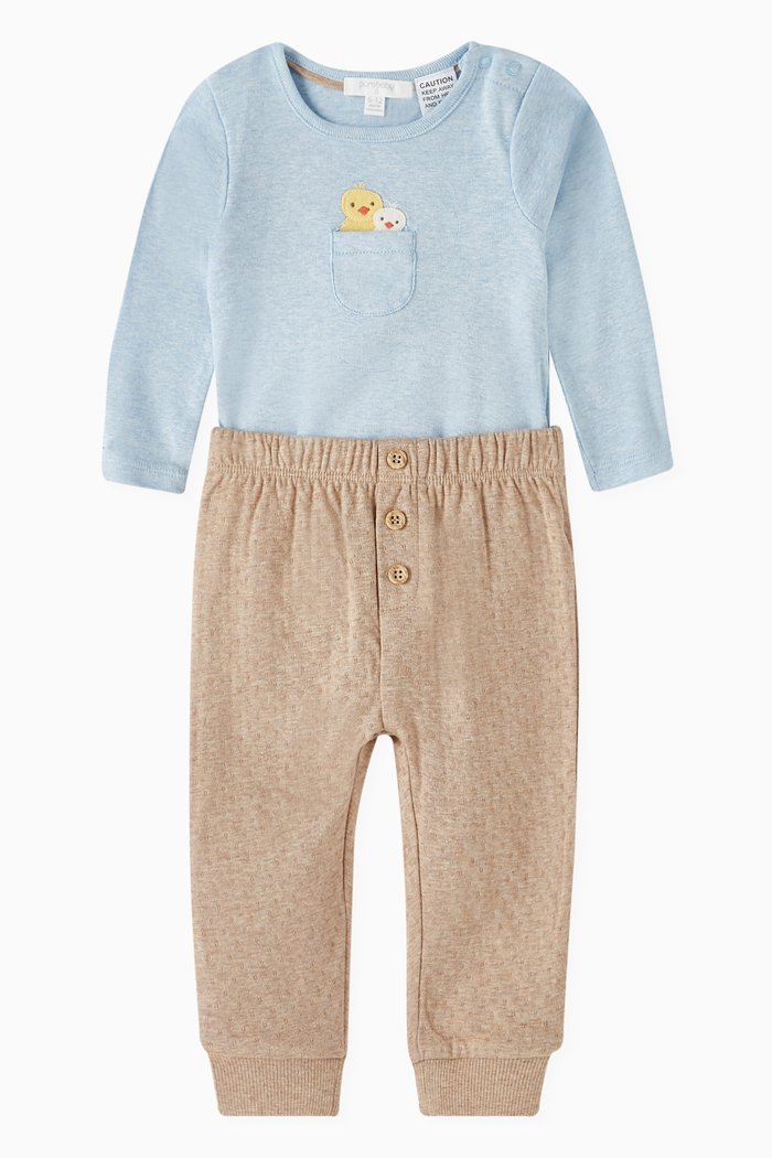 

2-piece Track Set in Organic Cotton, Multicolour