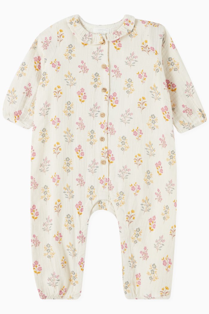 

Posie Pyjama in Crinkle Cotton, Multicolour