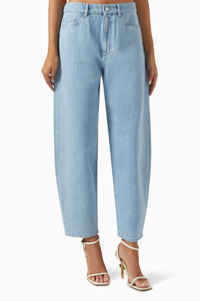 

Type 03 Barrel-leg Jeans in Recycled Denim, Blue