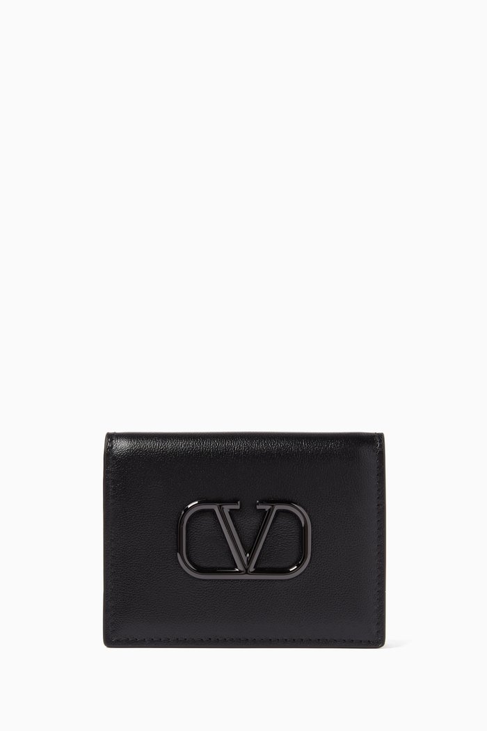 

Valentino Garavani VLogo Signature Bi-fold Wallet, Black