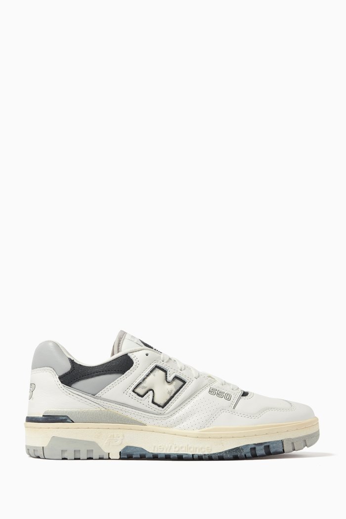 

550 Sneakers in Leather, Neutral