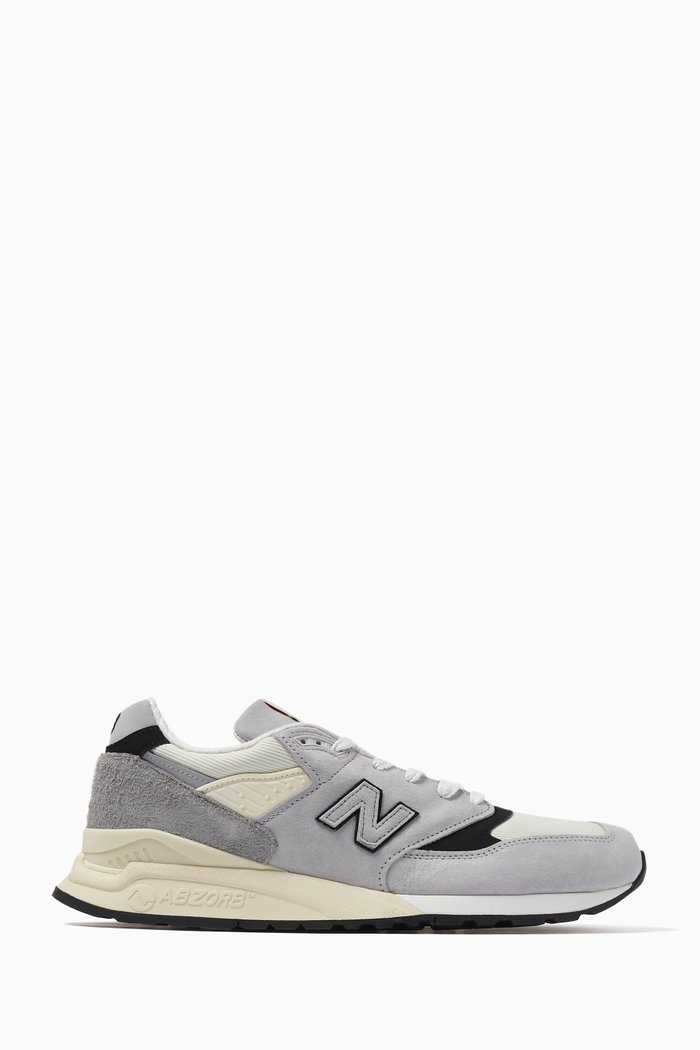 

Made in USA 998 Sneakers in Suede, Grey